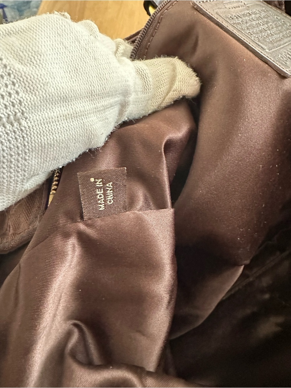 Coach Patchwork Tote Zippy Bag - Picture 9 of 13